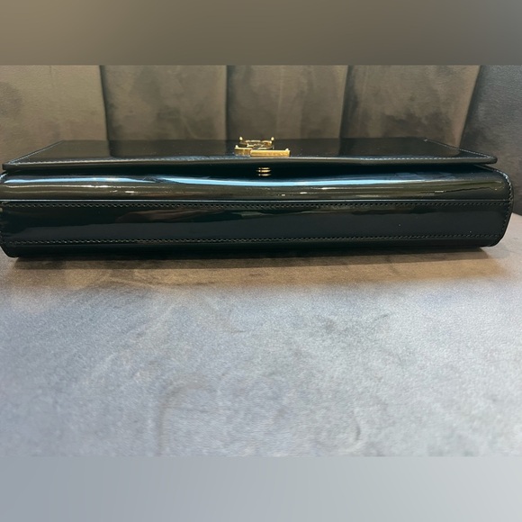 YSL Kate Monogram patent clutch bag - Picture 15 of 17